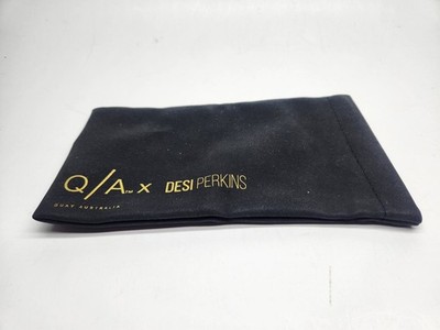 Quay X Desi Perkins Sunglasses Glasses Case Pouch Black -  Squeeze Pouch Only