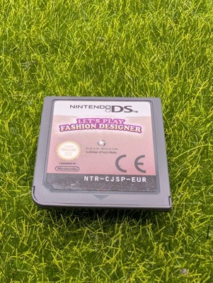 Lets Play Fashion Designer Nintendo DS Original Cartridge Only Tested Deep Silver