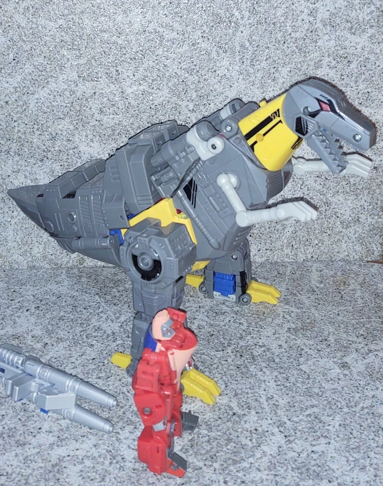 Transformers Comic Edition GRIMLOCK Leader Class Dinobot w Core Wheelie - Image 3 of 4