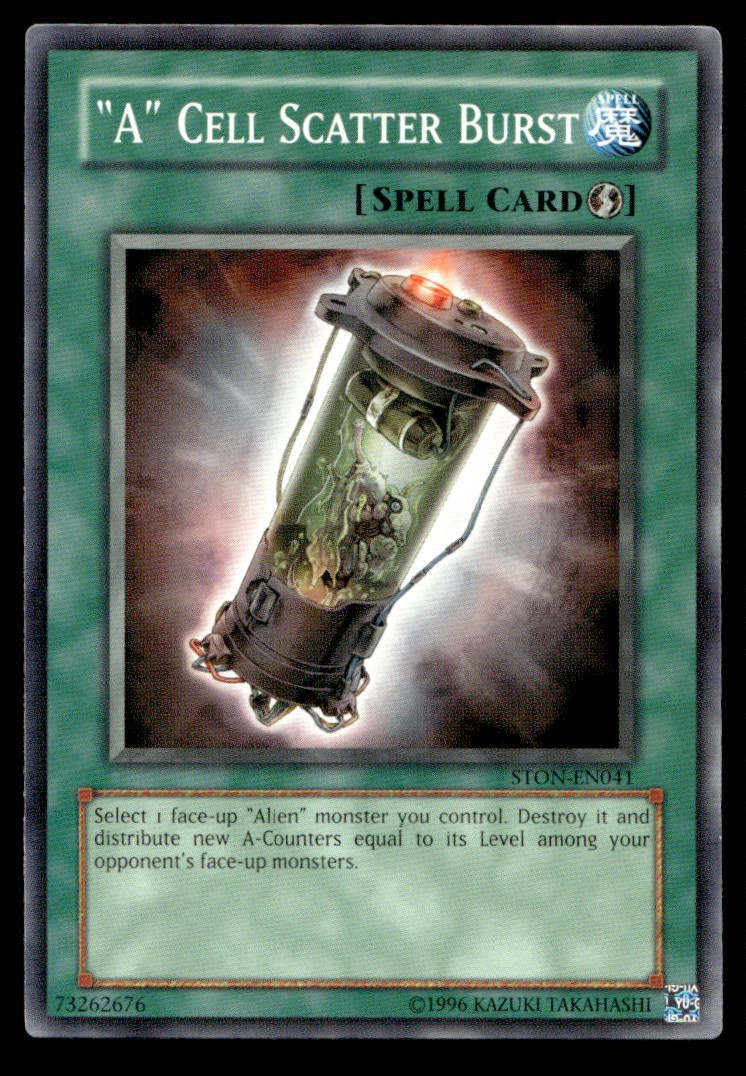 "A" Cell Scatter Burst Strike of Neos STON-EN041 MP YuGiOh TCG