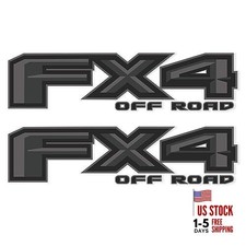 FX4 Off Road Decal Replacement Premium Series BLACK and Metallic Finish 