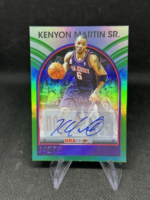 #ad #ad 2025 26 Topps NBA Hoops Kenyon Martin Sr. #89S KMS Hoops 1989 Signatures NETS $12.50