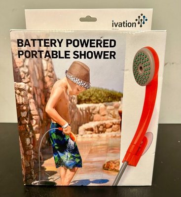 #ad #ad Ivation Water Battery Powered Portable Outdoor Shower Camping Pets *NEW* $29.95