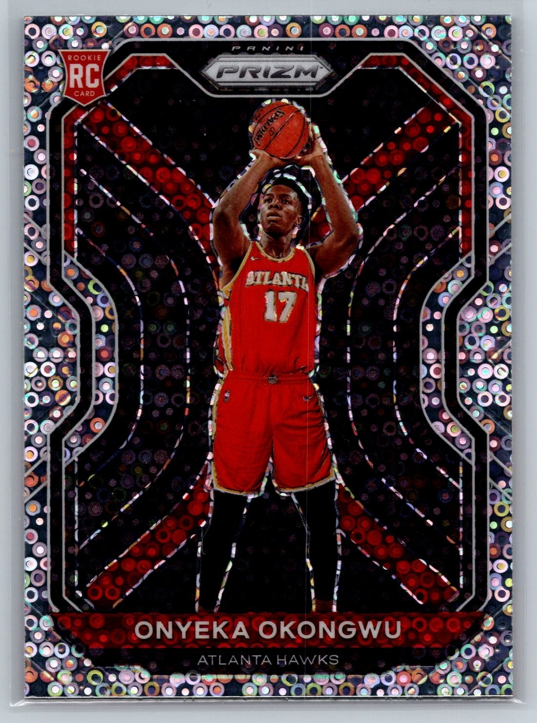 Onyeka Okongwu 2020-21 Panini Prizm Fast Break Disco RC #260 Atlanta Hawks