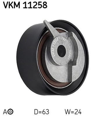 Spannrolle Zahnriemen SKF VKM 11258 für VW VOLVO 850 70C 70H T4 7DB 70A S80 35 2
