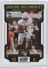 2023 Score Rookies Jahleel Billingsley (Should Be Card #400) #397 1a7j