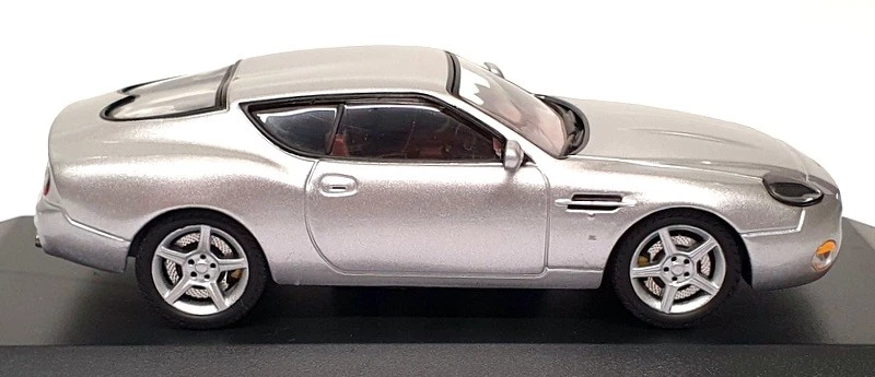 Ixo Models 1/43 Scale MOC059 - 2004 Aston Martin DB7 Zagato - Silver - Image 3 of 4