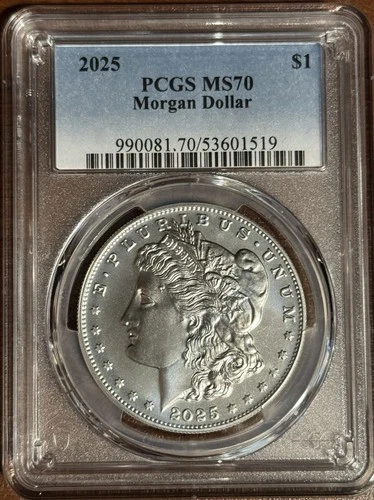 2025 $1 Morgan Silver Dollar PCGS MS70
