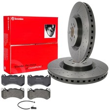 BREMBO Bremsscheiben 390mm Bel&auml;ge Wako Vorne f&uuml;r MERCEDES W166 C292 AMG 4-MATIC