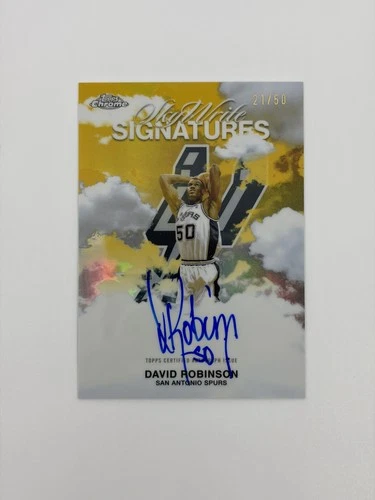 2025 Topps Chrome David Robinson Sky Write Signatures (RAW)
