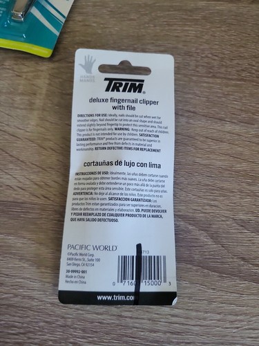 Lote de 10 Cortaúñas Trim Deluxe con Lima Acero Inoxidable - Imagen 3 de 4