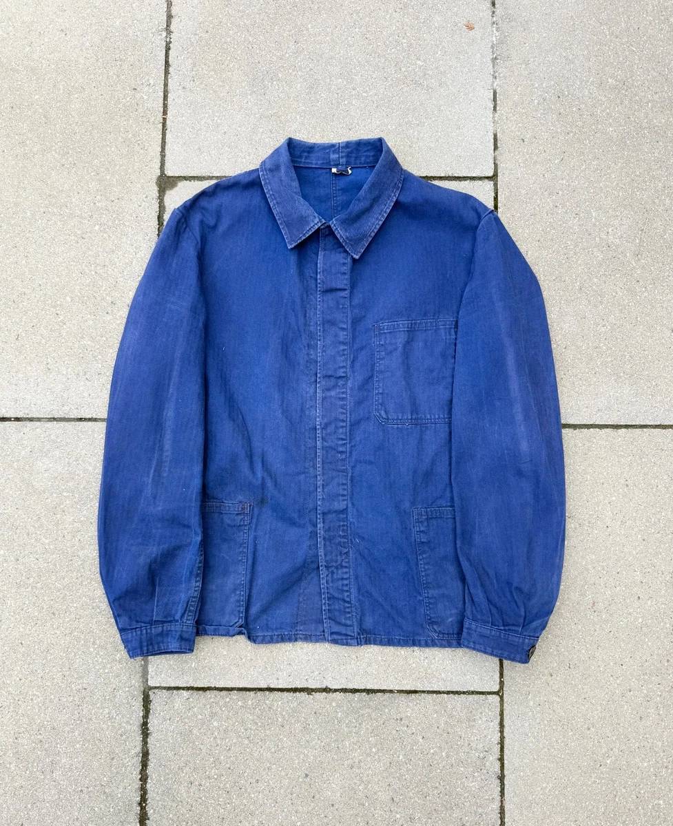 Chore Jacket Cotton Blue Vintage Outerwear Coats & Jackets for Men