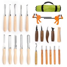Wood Carving Kit - 23Pcs Wood Carving Tools Set,Carving Knife Set with 4Pcs W...