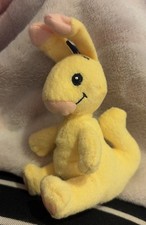 2004 McDonald's NeoPets Yellow Blumaroo Plush Hearts On His Feet
