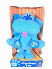 Blue  s Clues Dog Sing Along Plush Toy 11  Fisher Price Mattel Vtg 1997 Tyco