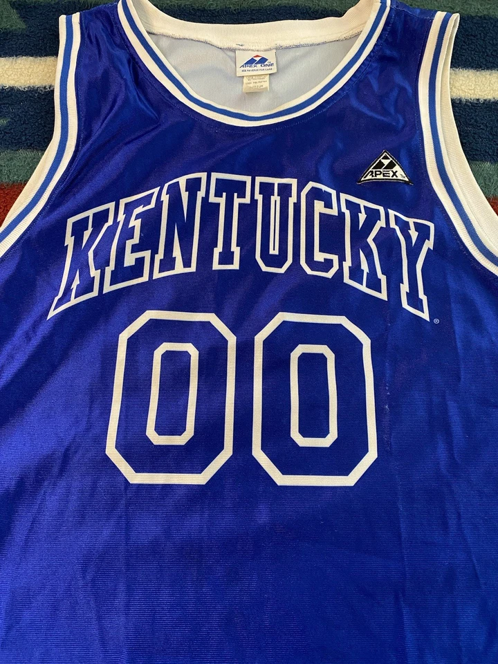 Camiseta deportiva de baloncesto vintage Kentucky Wildcats Tony Delk para hombre Med Apex One #00 años 90 Foto 2 de 4