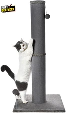 Bobcat Cat Scratching Post for Indoor Cats Tall Cat Scratch Post Carpet Cat Sc..