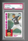 1984 TOPPS BASEBALL NOLAN RYAN GRADED PSA 9 MINT CARD #470