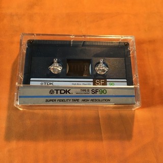 1 x Cassette TDK SF 90 IEC II/High Position muy buen estado 1986