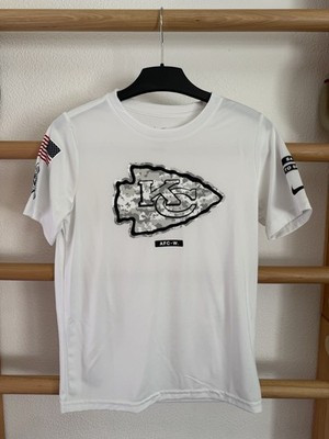 Nike Kansas City Chiefs T-Shirt Weiß Gr. 140 NFL Neu & ungetragen