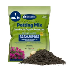 PittMoss Plentiful Eco-Friendly, Organic, Peat-Free Potting Mix, 1 cu ft