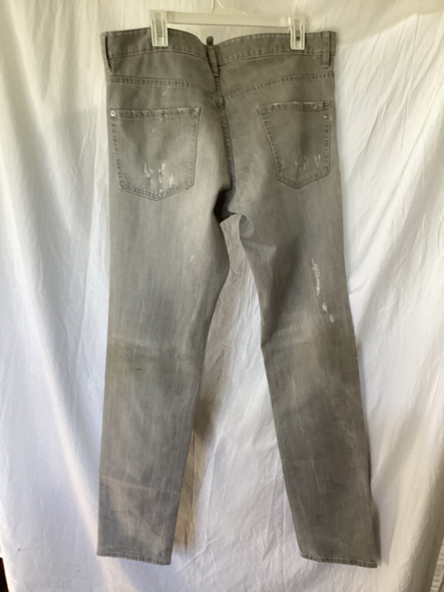 DSQUARED2 DARK WASH 2 COMBAT JEANS サイズ48 Dark Black Shadow Wash Combat Jeans