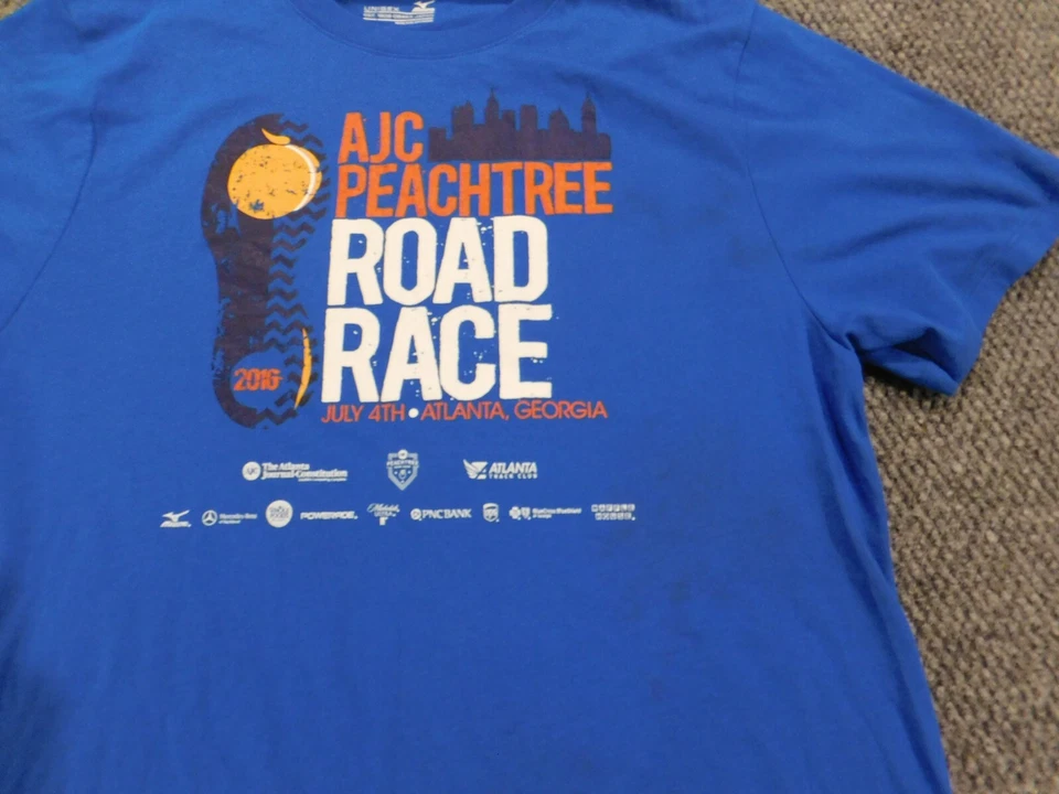 Camisa Mizuno Hombre Pequeña Azul ajc Roadrace Foto 4 de 4