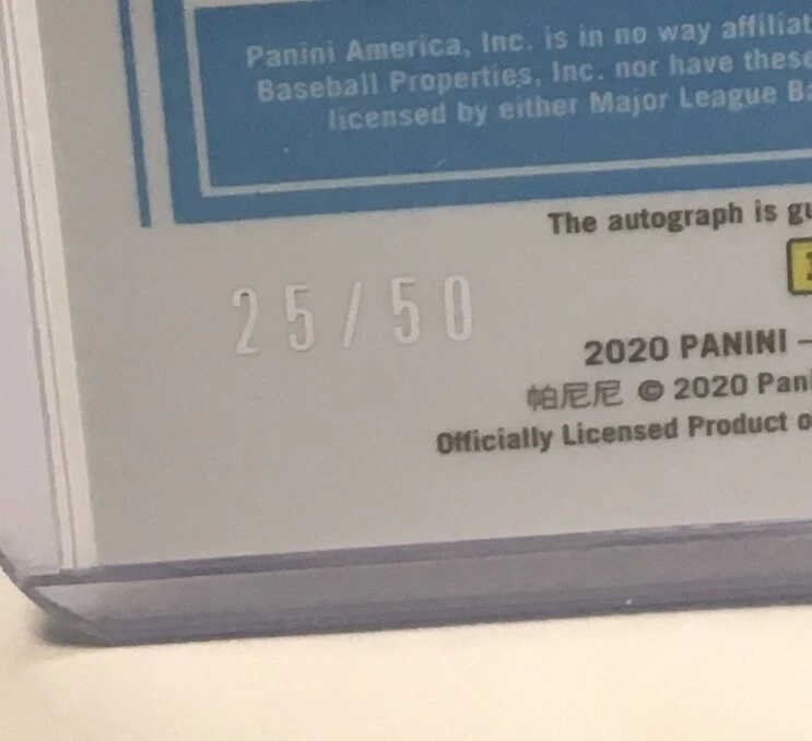 2020 PANINI TRENT GRISHAM OPTIC BLACK BORDER AUTOGRAPH SEALED /50 L@@K!!!  - Image 3 of 3