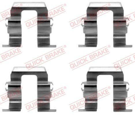 Quick Brake 109-1259 ZubehöRsatz, Scheibenbremsbelag Passend FüR Subaru-image