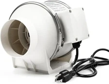 4 Inch Duct Fan, Inline Ventilation Exhaust Fan, 280 CFM Duct Intake Fan High...