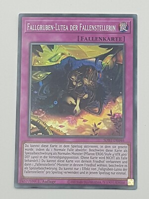 Yu-Gi-Oh! Einzelkarte Fallenstellerin Fallgruben-Lutea der Fallenstellerin NM