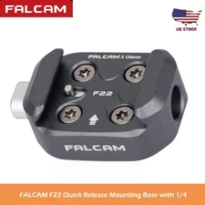 FALCAM F22 Quick Release Mounting Base with 1/4 Threaded Hole F22A4403