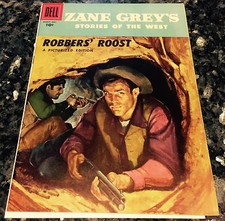 ZANE GREY'S STORIES OF THE WEST 29, ROBBERS' ROOST  DELL 1958 NM 9.6