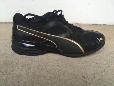 Puma Tazon 6 Shimmer Women's Size 8 Black/Team Gold | eBay