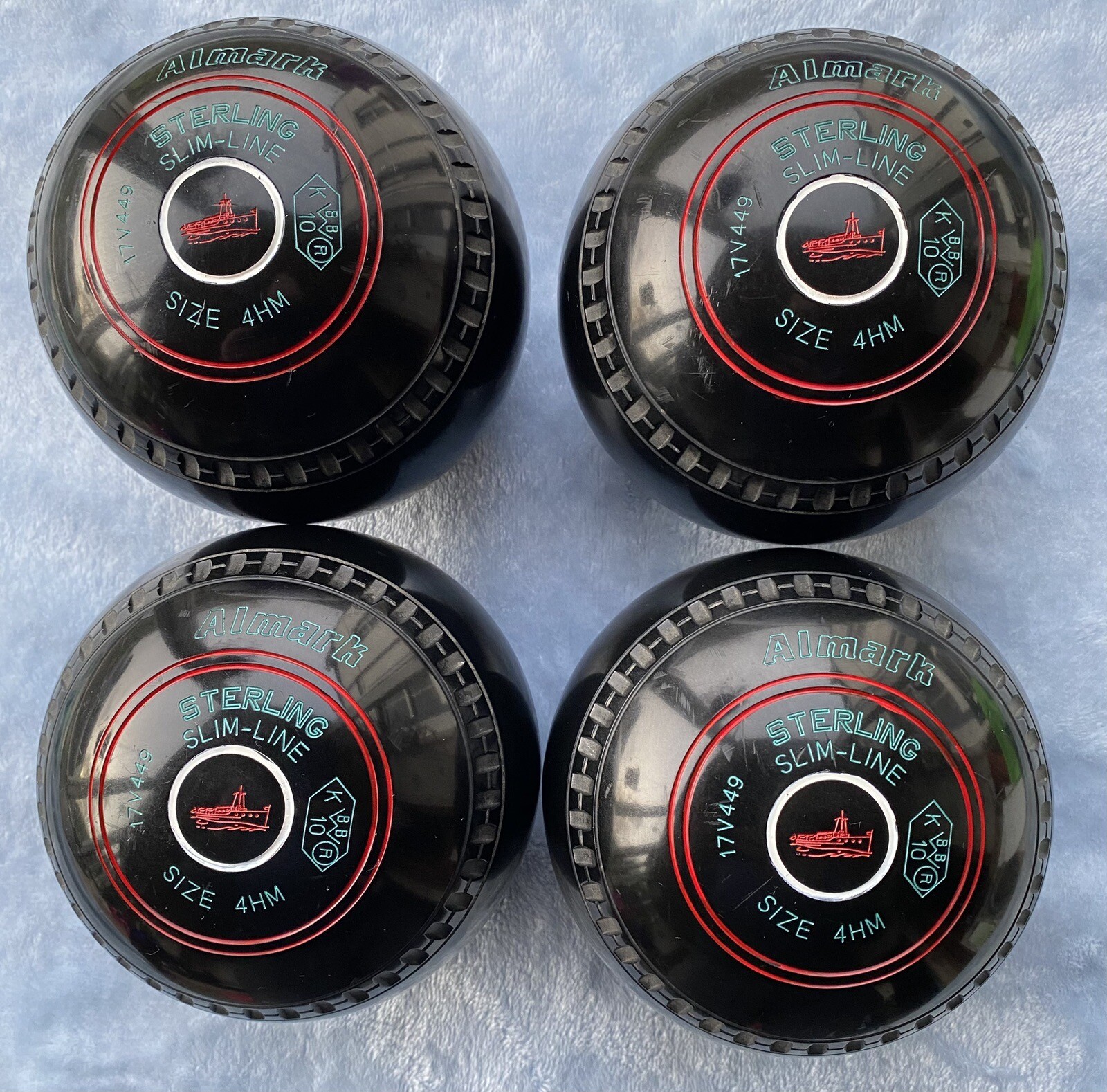 Almark Sterling Slimline Bowls Size 4HM Heavy Medium eBay