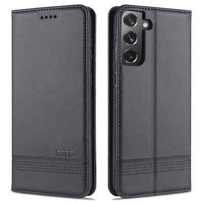 For Samsung Galaxy S24 FE S25 Ultra S23 S22 S21+ Flip Leather Wallet Case Cover
