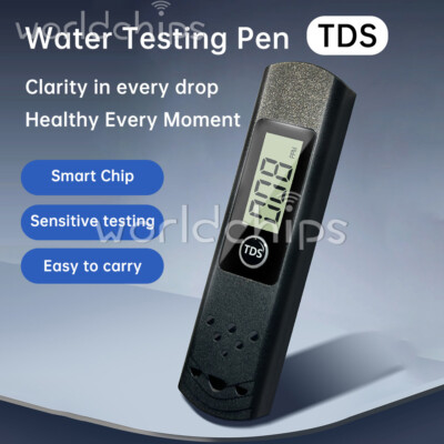 Portable TDS Meter Digital Water Quality Tester Pen for Drinking Water 0-9990ppm