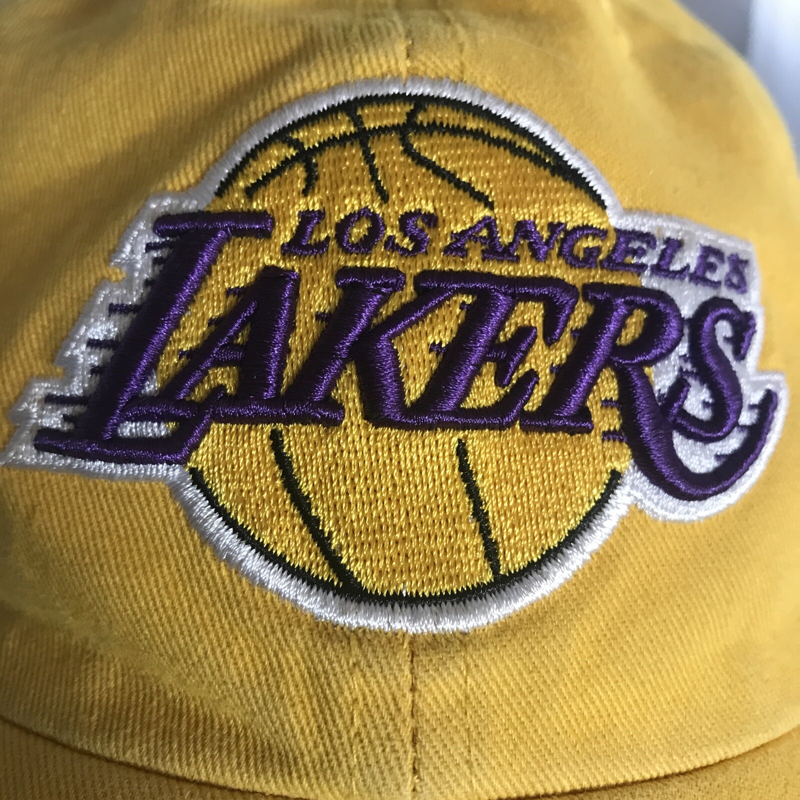 Los Angeles Lakers 47 Hat Embroidered NBA Cap OSFA Clean No Stain Kobe ...