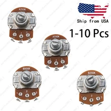 Large Audio Guitar Pots 1-10Pcs Long 18mm A/B 250k 500k Volume Tone Taper Pot