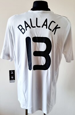 Germany 2008 - 2009 Home football Adidas shirt #13 Ballack size Extra Large