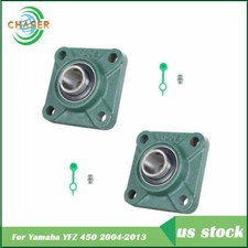 2 Pack UCF205-16 Solid Base Pillow Block Flange Mounted Bearing 4 Bolt 1" Bore