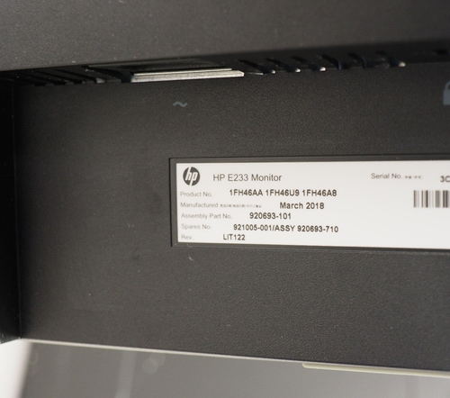 HP EliteDisplay E233 1FH46AA 1FH46U9 1FH46A8 LED-Lit 23-Inch LCD Color Monitor - Picture 10 of 10