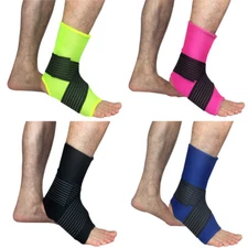 Men Compression Ankle Elastic Socks Foot Brace Support Sports Protective Gear