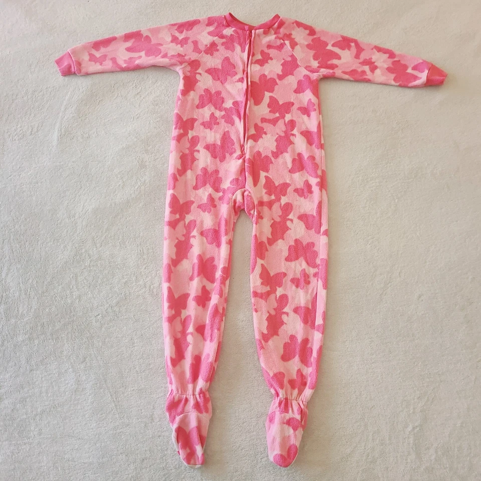 Conjunto de 2 pijamas para dormir Hello Kitty y rosa mariposa niñas talla 5-6 Sanrio vacaciones Foto 2 de 4