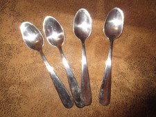 Set of Four 4 World Small Baby Spoons