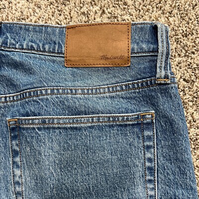 Madewell Men's Size 34x28 Relaxed Taper Dawning Wash Jeans American Classic