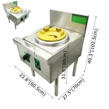 110V Commercial Gas Stove Double Stove Liquefied Gas Stir-Fry Stove Fierce Stove