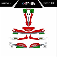 MK 14 PROJECT ONE FULL KART STICKER KIT - KAR...