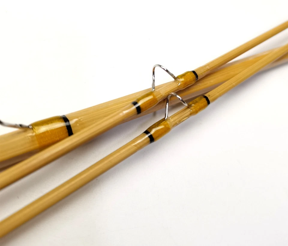 Cañas para mosca de bambú hechas a mano 7' 6" 5 con cónicas clásicas/cañas de pescar con mosca Foto 4 de 4