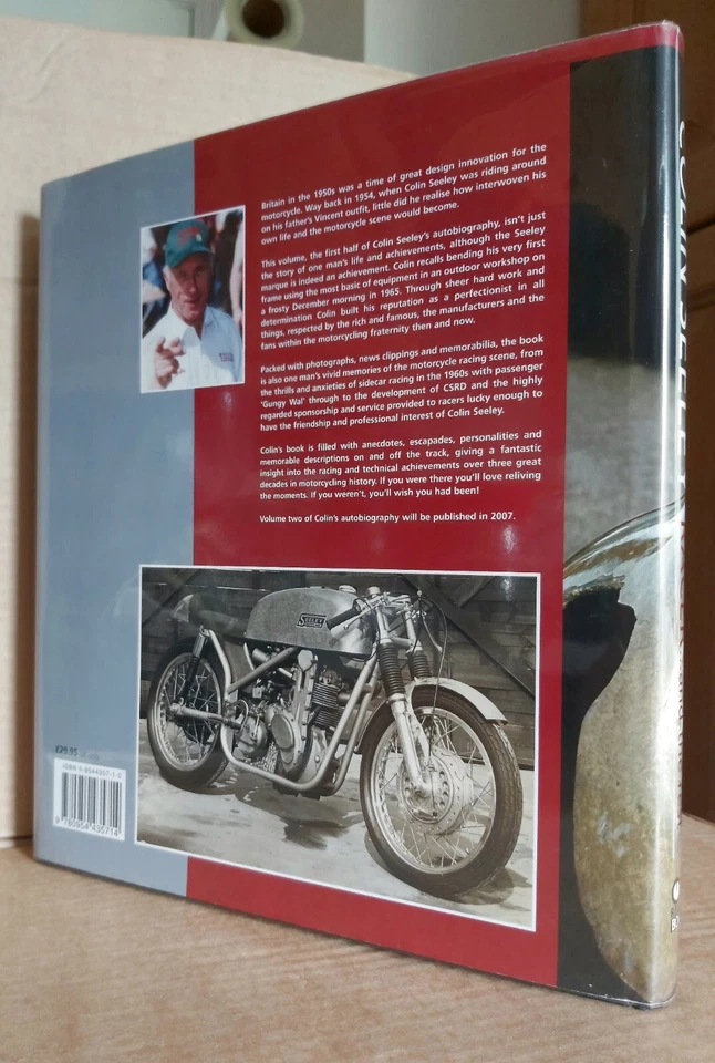 Signed Colin Seeley Racer and the Rest 2006 First Edition Book in Dust Wrapper - Image 3 of 4